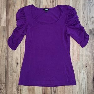 Express Top with Riches Sleeves Size Small